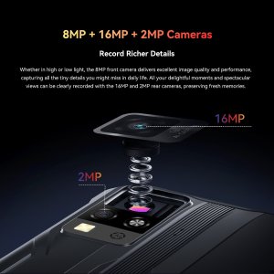 Blackview Rugged BV4800SE LTE 6.56" HD+IPS 720x1612 90Hz 4Gb+64Gb UMS9320E Octa-Core 1.8GHz CAM Front 8MP Rear 16MP+2MP NFC 5100mAh NO Charger Android 15 Green BV4800SE_GR_EU (6931548321927) 4