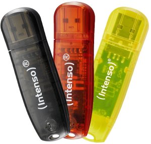 Intenso Rainbow Line 8GB USB Stick 2.0 Multipack x3 bunt 4