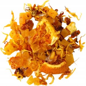 Cup&You Najlepsza herbata owocowa MANGO TANGO kawałki pomarańczy ananas 220g - herbata sypana liściasta napar z suszu PREMIUM 2