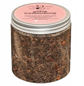 Herbata czerwona pu-erh TRUSKAWKOWY truskawki PuErh 170g - sypana liściasta herbata PREMIUM Cup&You 3