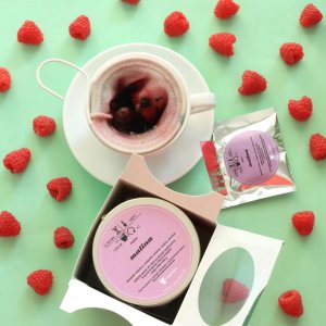 Najlepsza herbata owocowa MALINA rodzynki ananas hibiskus 200g napar - herbata sypana liściasta napar z suszu PREMIUM Cup&You 4