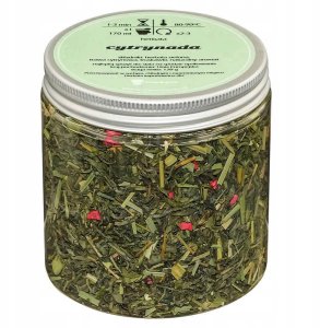 Herbata zielona CYTRYNADA truskawki trawa cytrynowa upominek 120g - sypana liściasta herbata PREMIUM Cup&You 3