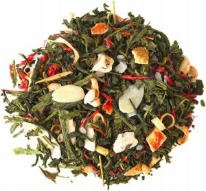 Herbata zielona PRZYSMAK ŚW MIKOŁAJA pomarańcza jabłka migdały 100G - sypana liściasta herbata PREMIUM Cup&You 2