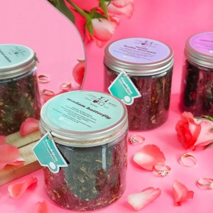 Herbata zielona MADAM BUTTERFLY brzoskwinie kwiat słonecznika 100g - sypana liściasta herbata PREMIUM Cup&You 6