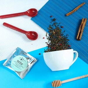 Herbata zielona JAGODOWE MARZENIE jagody bławatek rodzynki na prezent 120g - sypana liściasta herbata PREMIUM Cup&You 4