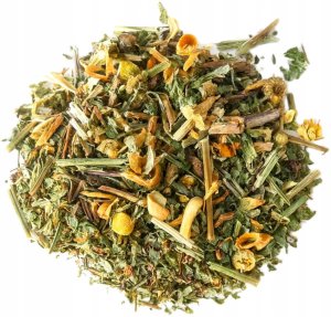 Herbata ziołowa uspokajająca rozkurczowa NA DOBRY SEN melisa rumianek 80g - herbata sypana liściasta napar ziołowy PREMIUM Cup&You 2