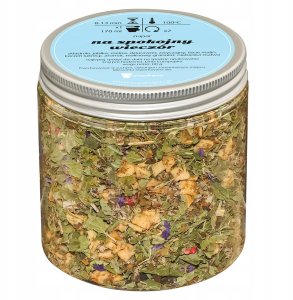 Herbata ziołowa uspokajająca NA SPOKOJNY WIECZÓR melisa liście malin 80g - herbata sypana liściasta napar ziołowy PREMIUM Cup&You 3