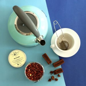 Najlepsza herbata czerwonokrzew Rooibos Honeybush BROWNIE 150g - herbata sypana liściasta napar z czerwonokrzewu PREMIUM Cup&You 4