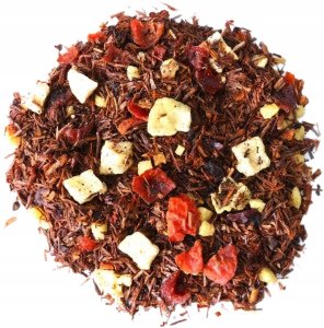Herbata Rooibos VIKTORIA czerwonokrzew bez kofeiny jabłka dzika róża 150g - herbata sypana liściasta napar z czerwonokrzewu PREMIUM Cup&You 2