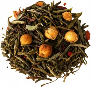 Herbata biała SPACER W CHMURACH trawa cytrynowa płatki róży 80g - sypana liściasta herbata PREMIUM Cup&You 2