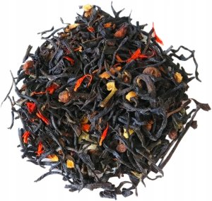 Herbata czarna KRÓLEWSKIE ŚWIĘTA ananas imbir goździki cynamon migdały 120g - sypana liściasta herbata PREMIUM Cup&You 2