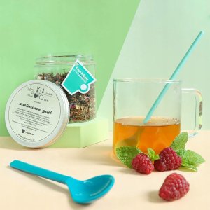 Herbata biała MALINOWE GOJI płatki róży liście jeżyn maliny granat 100g - sypana liściasta herbata PREMIUM Cup&You 4