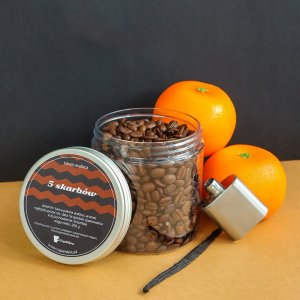 Kawa aromatyzowana o smaku 5 SKARBÓW ziarnista ARABICA Cup&You 200g PREMIUM na prezent upominek dla kobiety mężczyzny faceta mamy taty żony męża 4