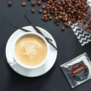 Kawa aromatyzowana o smaku WANILIOWYM ziarnista ARABICA Cup&You 200g na prezent upominek dla kobiety mężczyzny faceta mamy taty żony męża 4