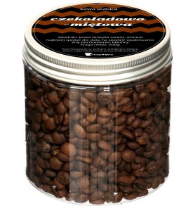 Kawa aromatyzowana smak CZEKOLADOWO - MIĘTOWA ziarnista ARABICA 200g na prezent upominek dla kobiety mężczyzny faceta mamy taty żony męża 3