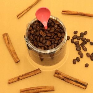 Kawa aromatyzowana o smaku CYNAMONOWYM ziarnista ARABICA PREMIUM 200g na prezent upominek dla kobiety mężczyzny faceta mamy taty żony męża 4