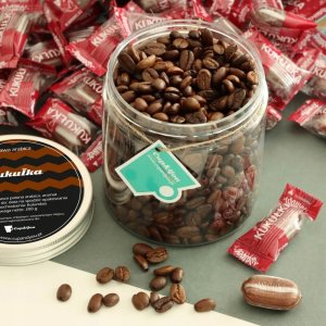 Kawa aromatyzowana ziarnista o smaku KUKUŁKA ARABICA Cup&You PREMIUM 200g na prezent upominek dla kobiety mężczyzny faceta mamy taty żony męża 4