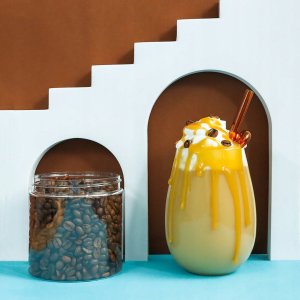 Kawa aromatyzowana o smaku KARMELOWYM ziarnista ARABICA Cup&You 200g na prezent upominek dla kobiety mężczyzny faceta mamy taty żony męża 5