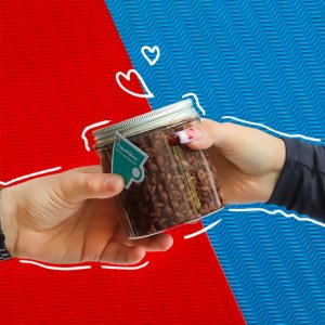 Kawa aromatyzowana o smaku Snickers ziarnista ARABICA Cup&You PREMIUM 200g na prezent upominek dla kobiety mężczyzny faceta mamy taty żony męża 4