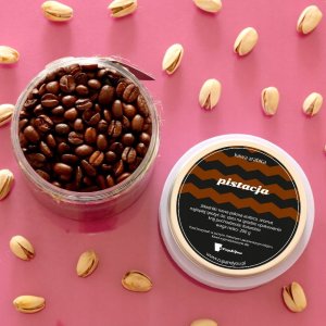 Kawa aromatyzowana o smaku PISTACJI ziarnista ARABICA Cup&You PREMIUM 200g na prezent upominek dla kobiety mężczyzny faceta mamy taty żony męża 5