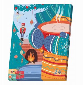 KALENDARZ ADWENTOWY Z HERBATAMI 24 RÓŻNE SMAKI I RODZAJE HERBAT SYPANYCH - PREZENT UPOMINEK NA ŚWIĘTA MIKOŁAJA DLA KOBIETY MĘŻCZYZNY FACETA 2