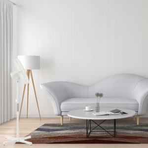 WENTYLATOR PODŁOGOWY 40CM BIAŁY. 12