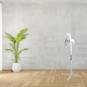 WENTYLATOR PODŁOGOWY 40CM BIAŁY. 10