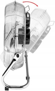 Wentylator Amare Wentylator podłogowy VT-05 55 cm 150W CZARNY 3 biegi MOCNY CYRKULATOR 2