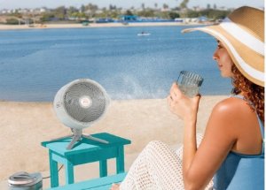 Shark FlexBreeze Pro Mist wentylator akumulatorowy z funkcją natrysku 2