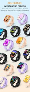 SMARTWATCH WATCH ZEGAREK SPORTOWY SMARTBAND WODOODPORNY PULSOMETR SPORT KT73S 17