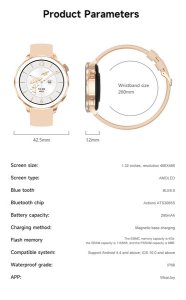 SMARTWATCH ZEGAREK WATCH MENU PL DAMSKI MĘSKI ROZMOWY SPORT POLSKIE PULS HD X2MINI 25