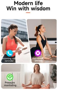 SMARTWATCH WATCH ZEGAREK SPORTOWY SMARTBAND WODOODPORNY PULSOMETR SPORT ANDROID IOS B3 14