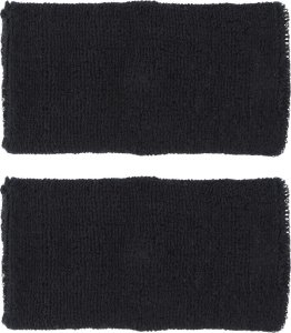 Nike Frotki na rękę Swoosh Wristbands 2 szt. czarne N1012406010OS 2