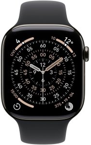 Smartwatch Apple Watch 11 GPS + Cellular 46mm Slate Titanium Sport Band M/L Czarny (MFD24ZR/A) 2