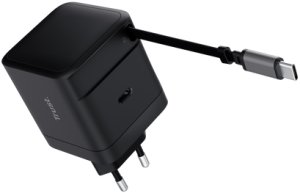 Ladetajs Trust Maxo 65W Black USB-C 67 cm izvelkams vads 8713439258059 25805 (8713439258059) 2