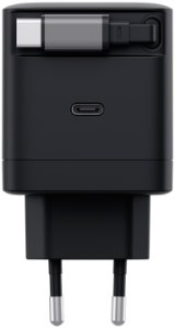 Ladetajs Trust Maxo 65W Black USB-C 67 cm izvelkams vads 8713439258059 25805 (8713439258059) 5
