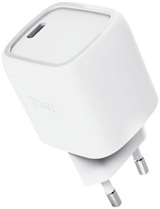 Ladetajs Trust Maxo Ultra-small 30W GaN USB-C White 8713439255201 25520 (8713439255201) 2