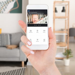 Alecto WLAN-Babyphone mit Kamera weiß/grau 14