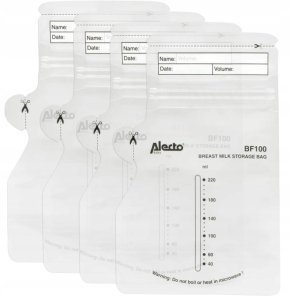 Alecto Worek do przechowywania mleka matki 220 ml, 100 szt. 3