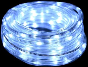 vidaXL Lina świetlna z 120 diodami LED Zimna biel 5 m PVC 6