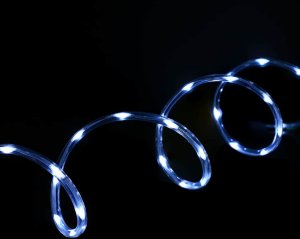 vidaXL Lina świetlna z 120 diodami LED Zimna biel 5 m PVC 8