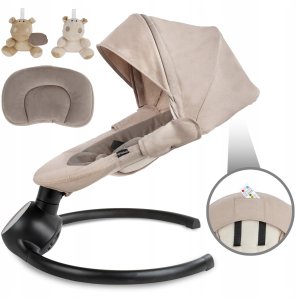 BUJACZEK LEŻACZEK ELEKTRYCZNY 2w1 REVE BEIGE/GOLD 5906601701191 4