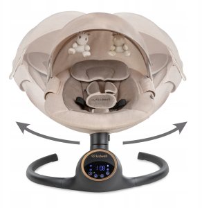 BUJACZEK LEŻACZEK ELEKTRYCZNY 2w1 REVE BEIGE/GOLD 5906601701191 6