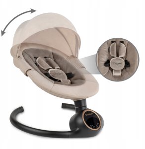 BUJACZEK LEŻACZEK ELEKTRYCZNY 2w1 REVE BEIGE/GOLD 5906601701191 7