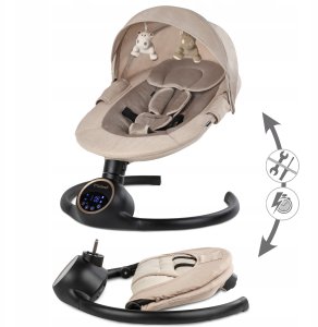 BUJACZEK LEŻACZEK ELEKTRYCZNY 2w1 REVE BEIGE/GOLD 5906601701191 9