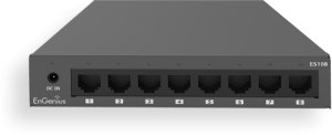 Switch EnGenius ES108 łącza sieciowe Nie zarządzany Gigabit Ethernet (10/100/1000) Czarny 5