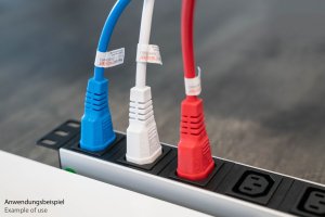 Kabel zasilający Alcasa Kabelmeister SK1430-B020 kabel zasilające Niebieski 2 m IEC C14 C13 panel 3