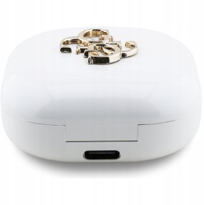 Słuchawki Guess 4G Metal Logo Biały (GUTWSJ7HE4GH) 4