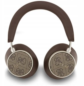 Sluchawki nauszne Guess Bluetooth 4G Classic Logo brazowy 2