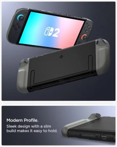 Etui Spigen Nano Pop do Nintendo Switch 2 Black Sesame 4